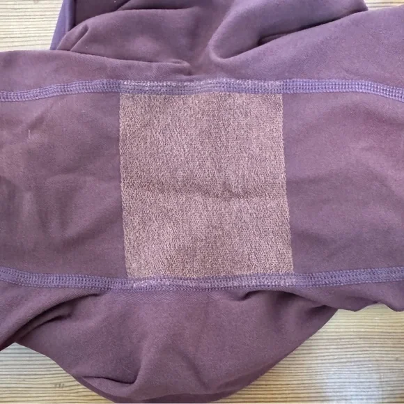 THIGH SOCIETY The Original 5" Raisin Brown Soft Biker Shorts Tights size S/M - Picture 5 of 6